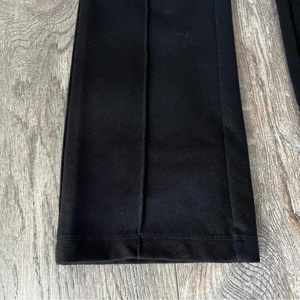 SANCTUARY High Rise Black Vertical Seam Side Zip Crop Trouser Dress Pants Size S